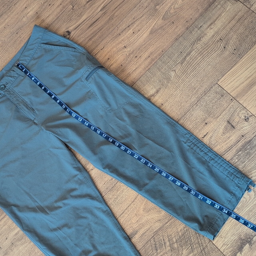 Eddie Bauer Stretch Ripstop Crop Pants, Capri, Gray, Women's 16 - Picture 4 of 13